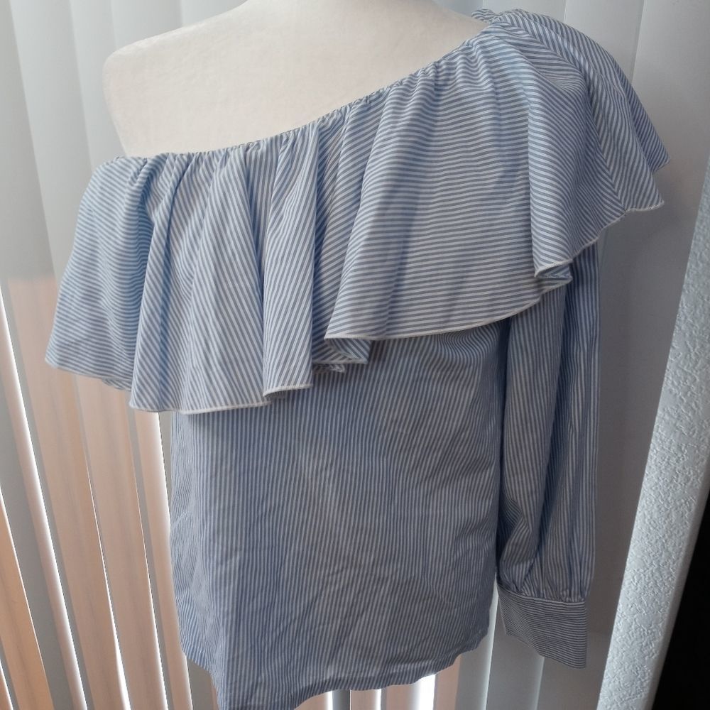 Loft, one shoulder blouse, size xs